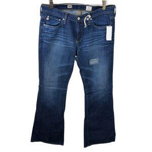 AG Adriano Goldschmied NEW The Belle Flare Denim Jeans Size 30 Made in USA